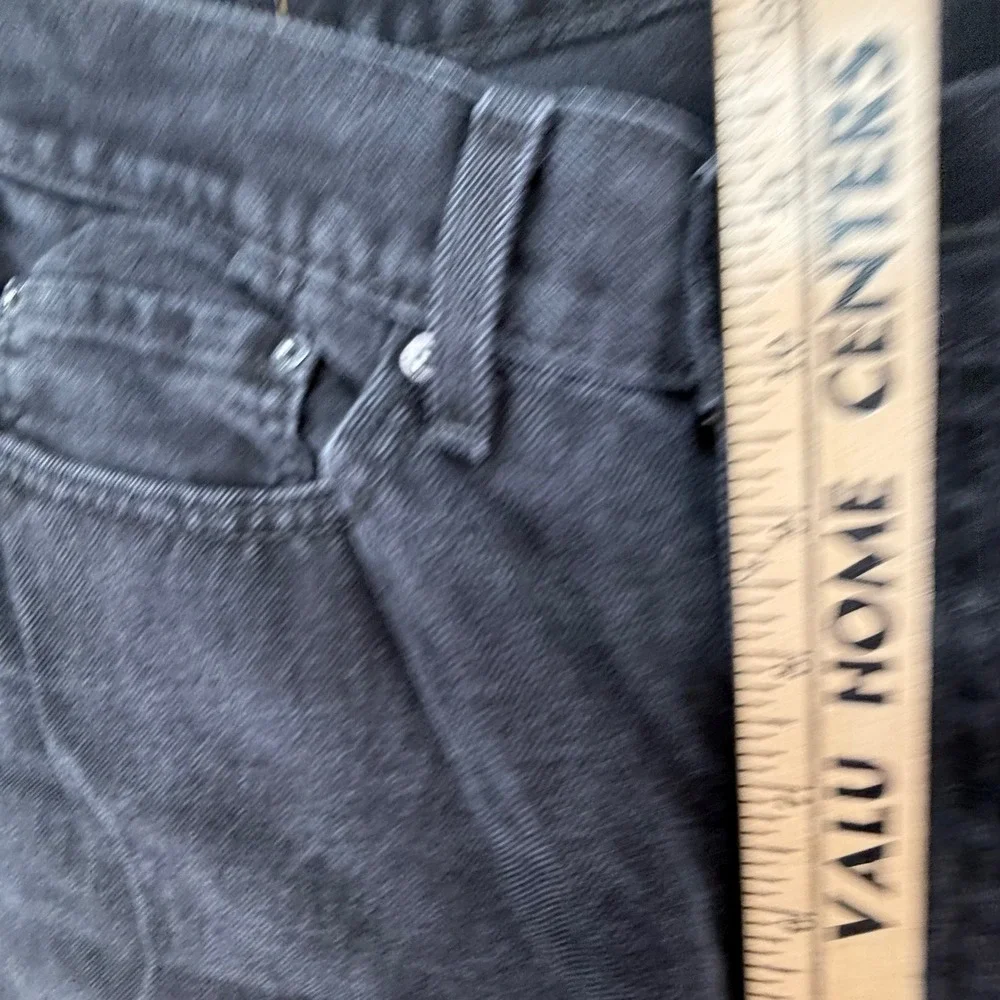 Levi's 505 Regular Fit Jeans Mens 36x29 Black Faded Straight Leg‎ Denim